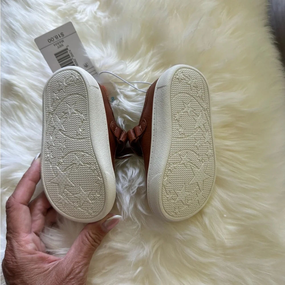 Carter's Brown Baby Shoes with Bow
